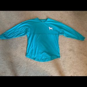 The Black Dog blue long sleeve shirt